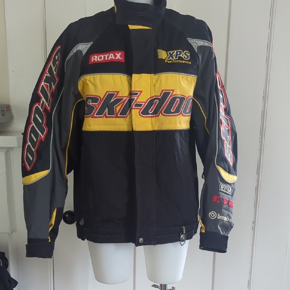 Ski-Doo Black and Yellow Jacket